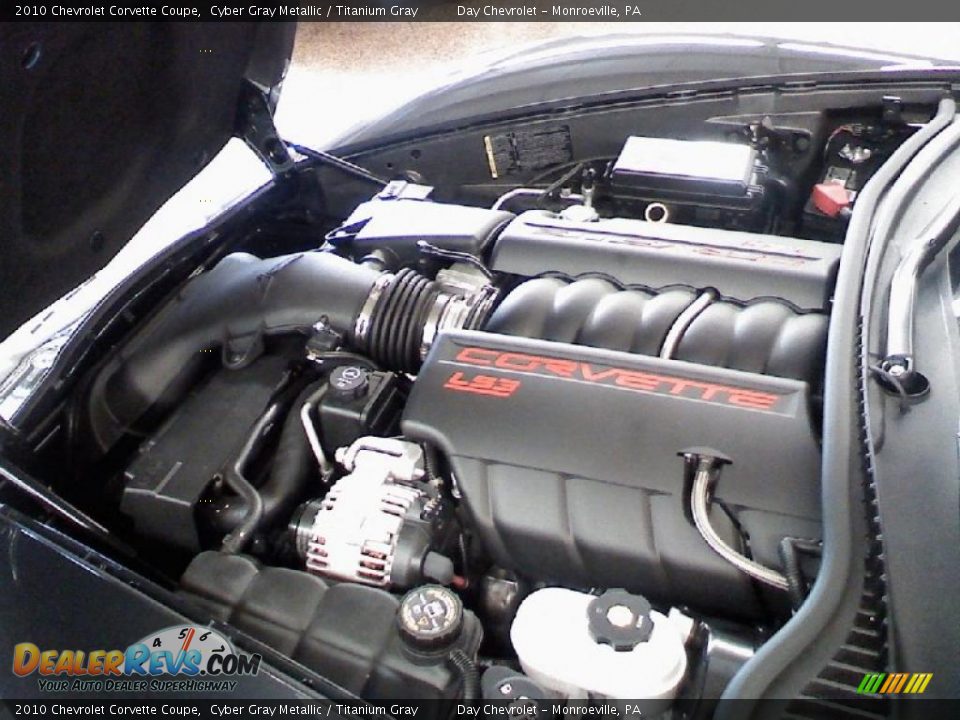 2010 Chevrolet Corvette Coupe Cyber Gray Metallic / Titanium Gray Photo #14