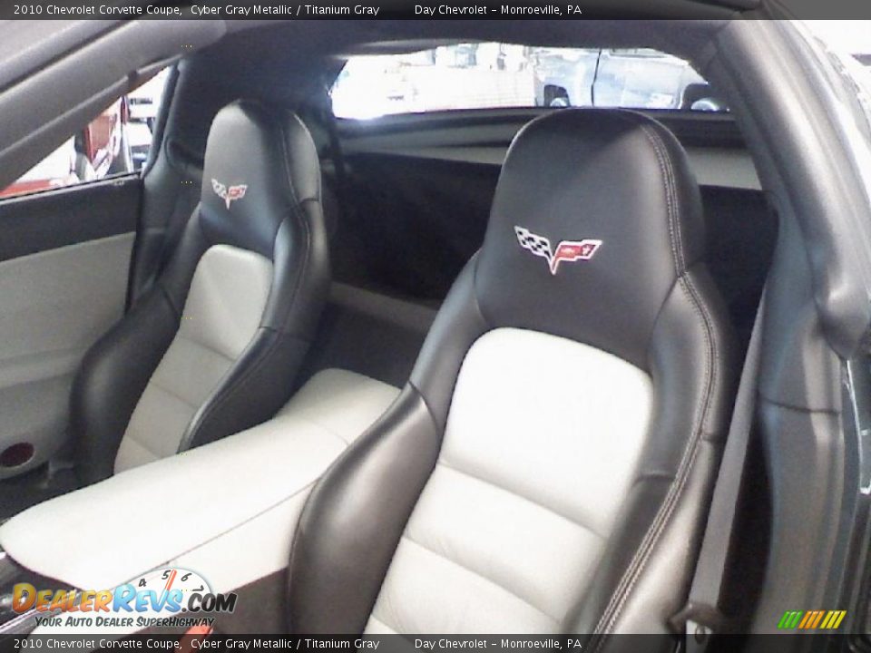 2010 Chevrolet Corvette Coupe Cyber Gray Metallic / Titanium Gray Photo #16