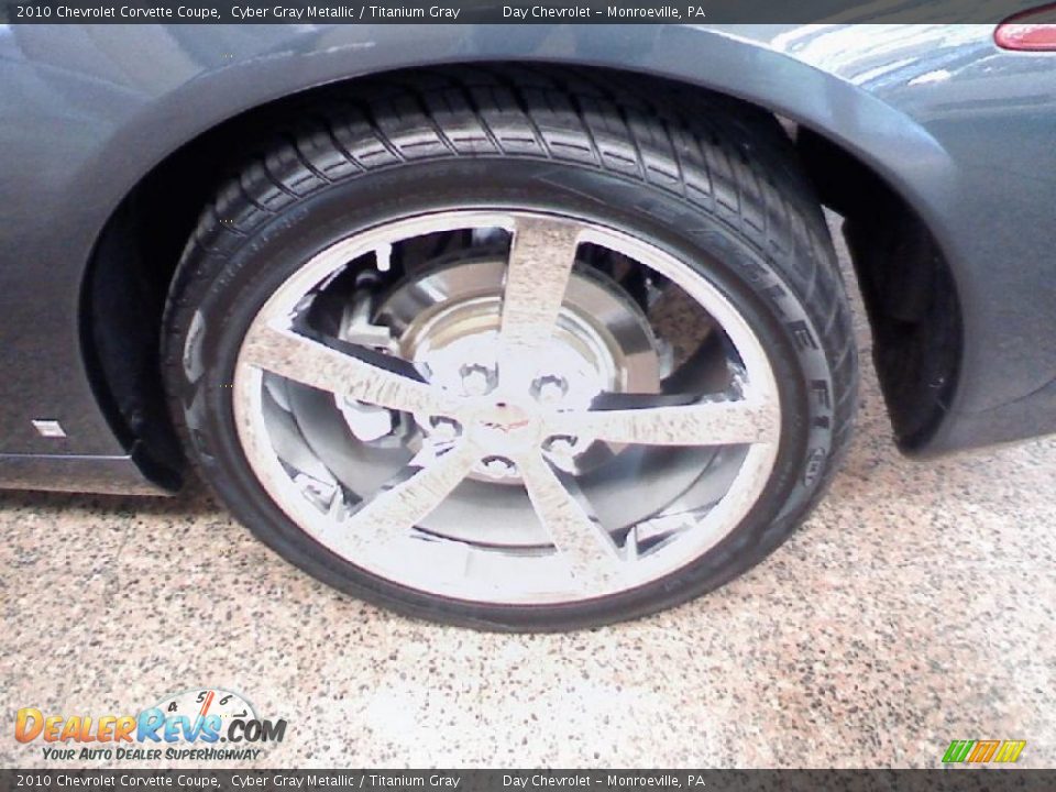 2010 Chevrolet Corvette Coupe Cyber Gray Metallic / Titanium Gray Photo #17