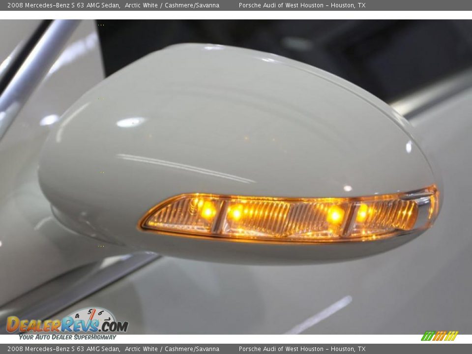 2008 Mercedes-Benz S 63 AMG Sedan Arctic White / Cashmere/Savanna Photo #20