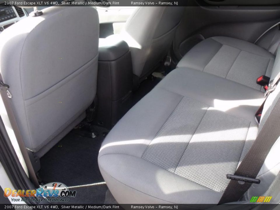 2007 Ford Escape XLT V6 4WD Silver Metallic / Medium/Dark Flint Photo #12