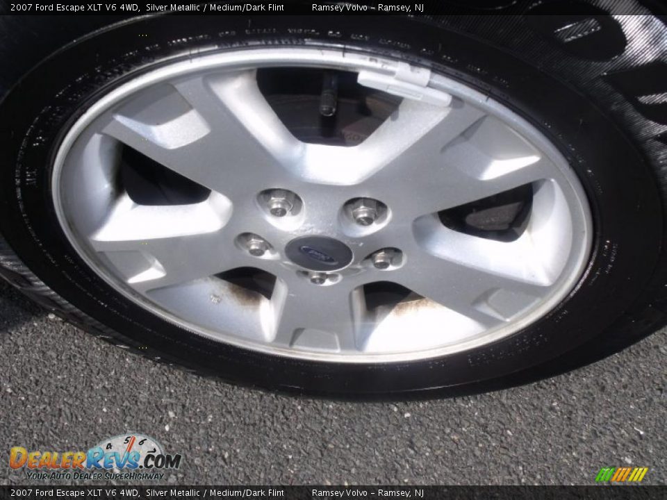 2007 Ford Escape XLT V6 4WD Silver Metallic / Medium/Dark Flint Photo #16