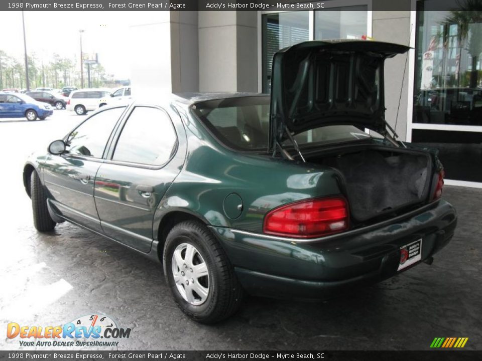 1998 Plymouth Breeze Expresso Forest Green Pearl / Agate Photo #6