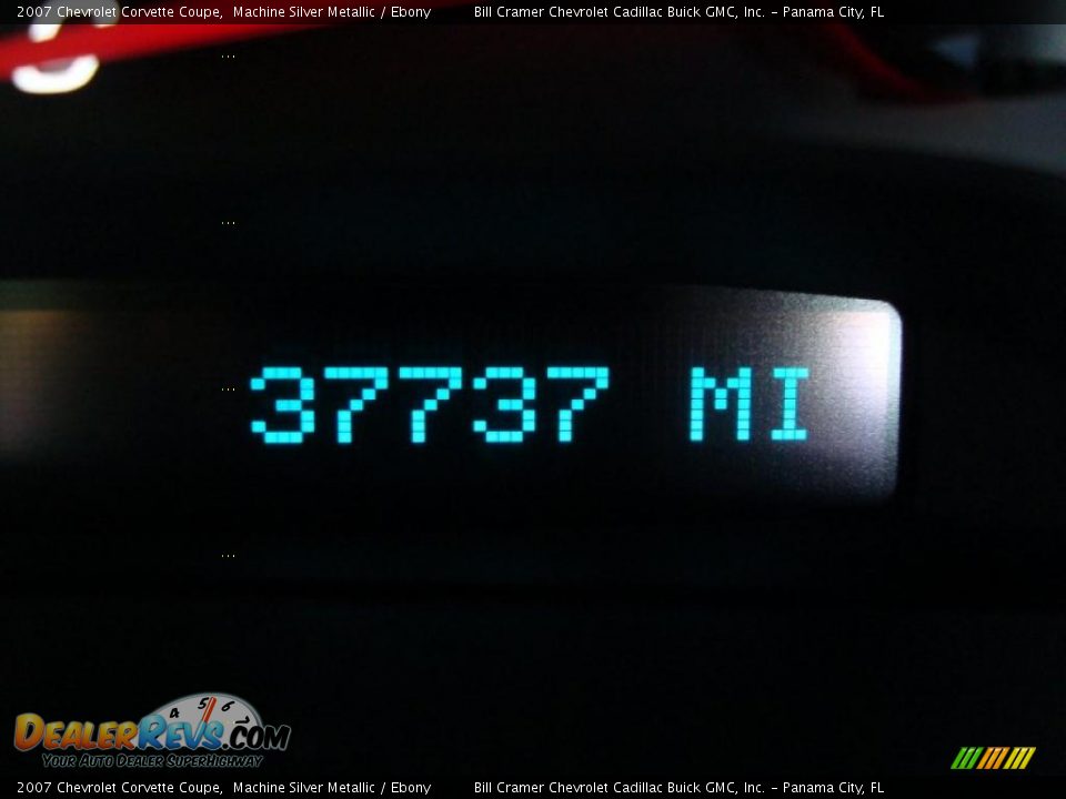 2007 Chevrolet Corvette Coupe Machine Silver Metallic / Ebony Photo #4