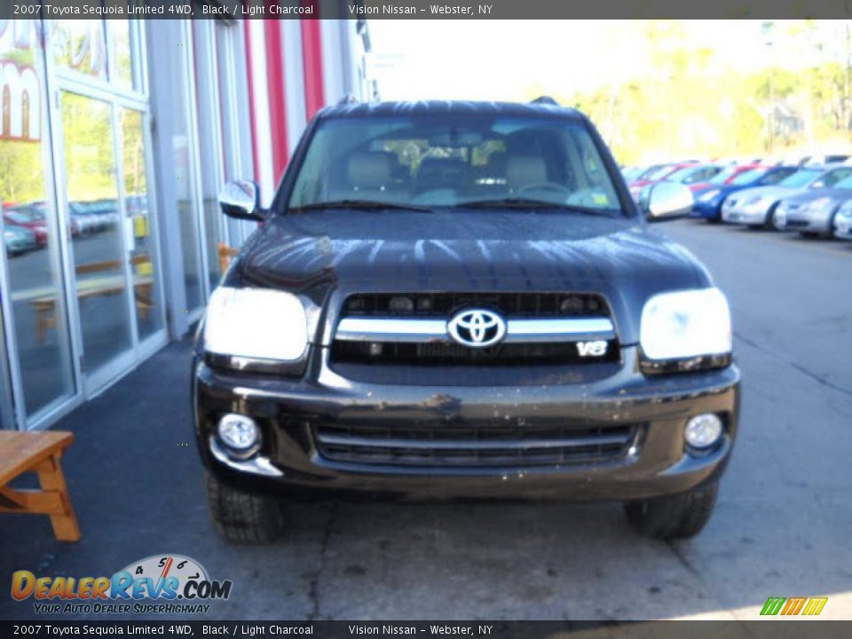 2007 Toyota Sequoia Limited 4WD Black / Light Charcoal Photo #1