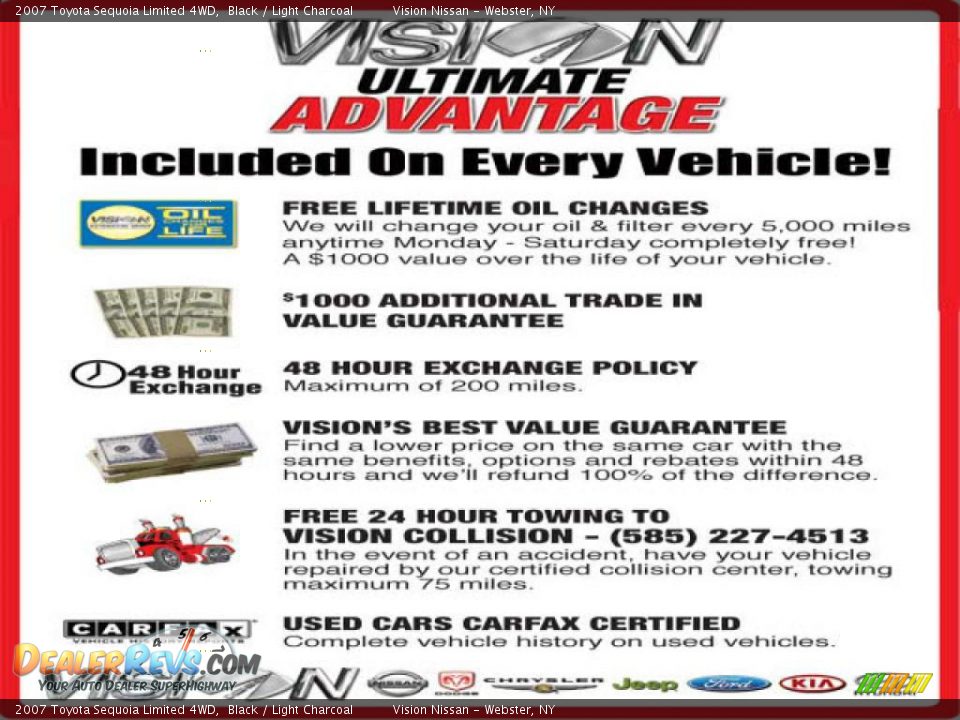 2007 Toyota Sequoia Limited 4WD Black / Light Charcoal Photo #16