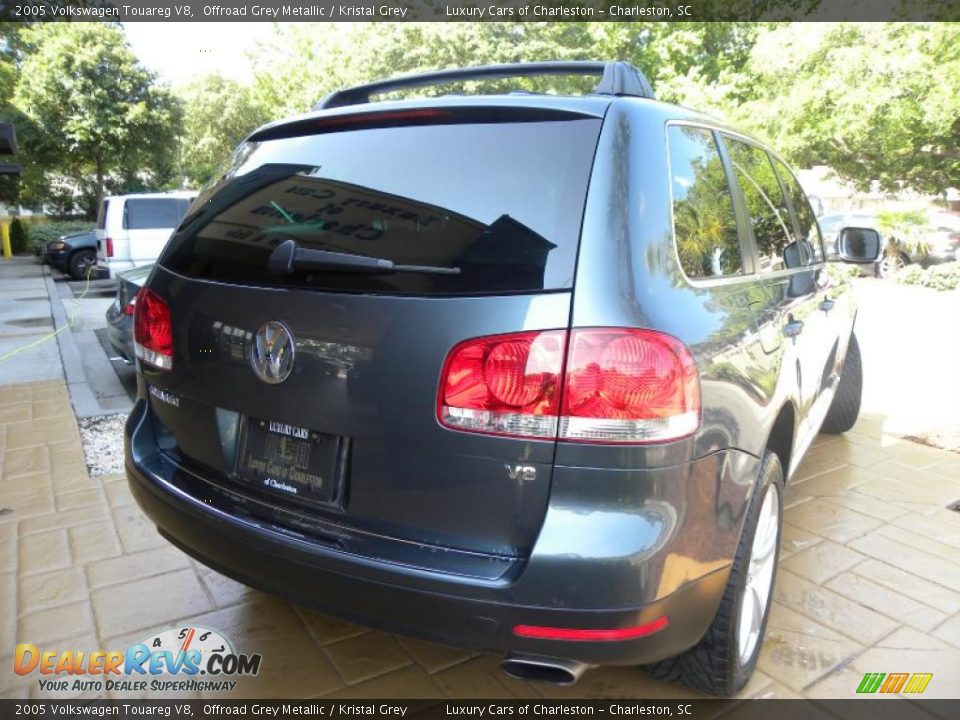2005 Volkswagen Touareg V8 Offroad Grey Metallic / Kristal Grey Photo #12