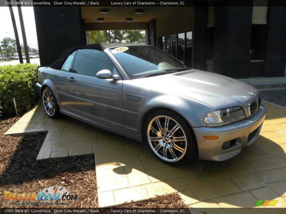 2005 BMW M3 Convertible Silver Grey Metallic / Black Photo #1