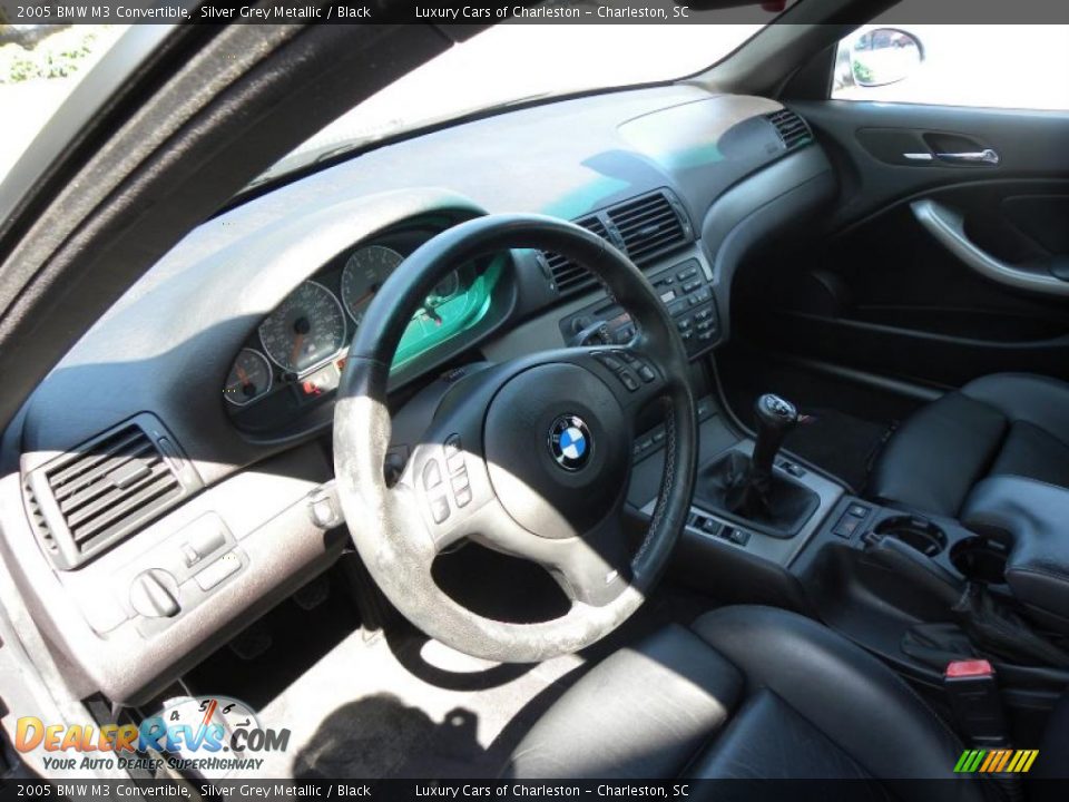 2005 BMW M3 Convertible Silver Grey Metallic / Black Photo #3