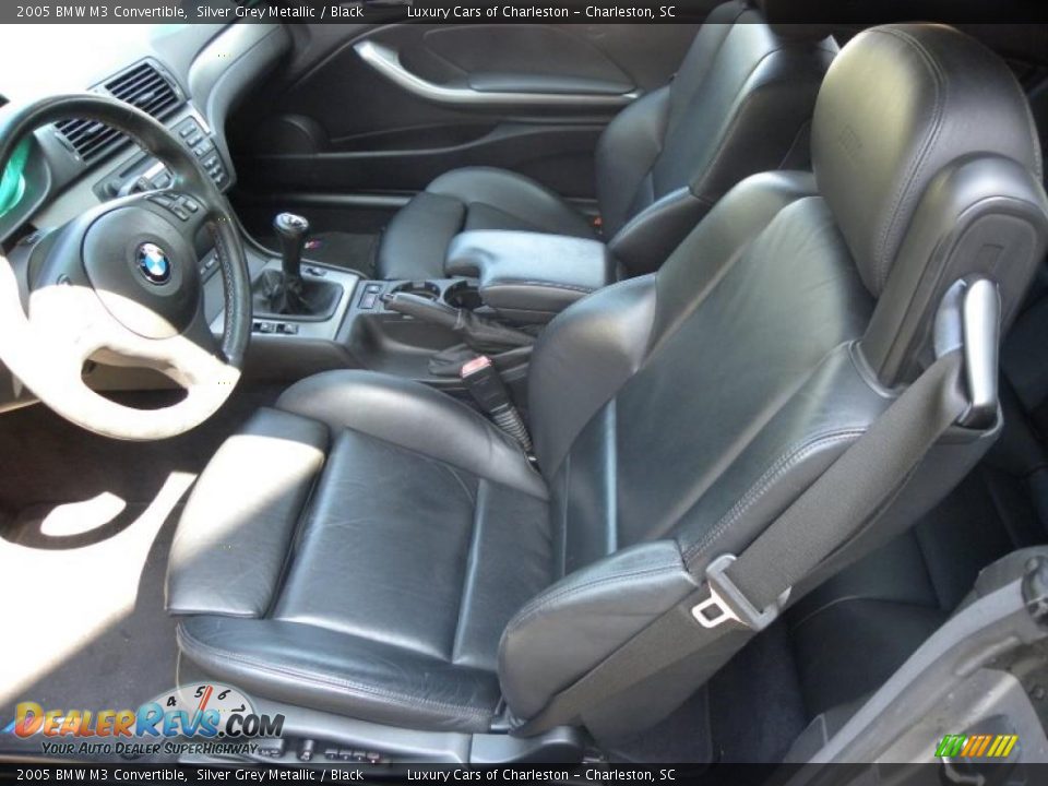 2005 BMW M3 Convertible Silver Grey Metallic / Black Photo #4
