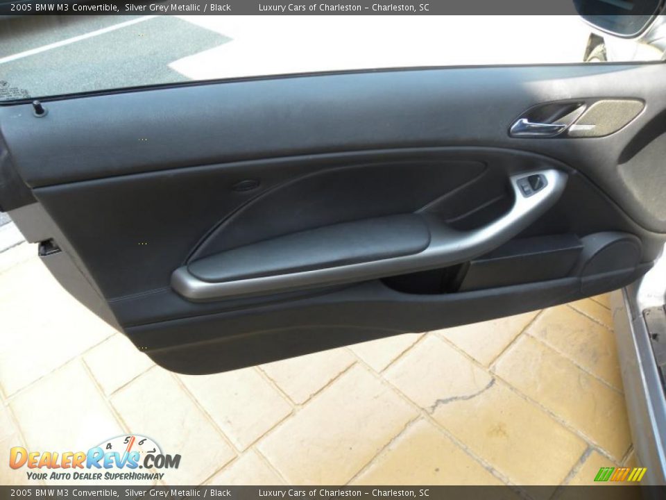 2005 BMW M3 Convertible Silver Grey Metallic / Black Photo #5