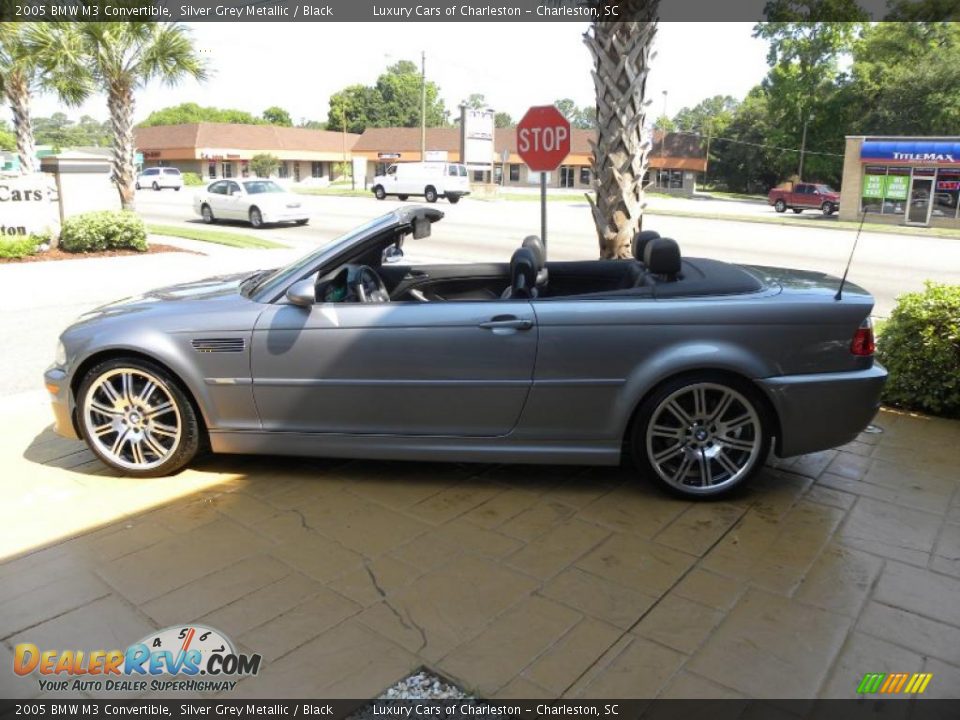 2005 BMW M3 Convertible Silver Grey Metallic / Black Photo #6