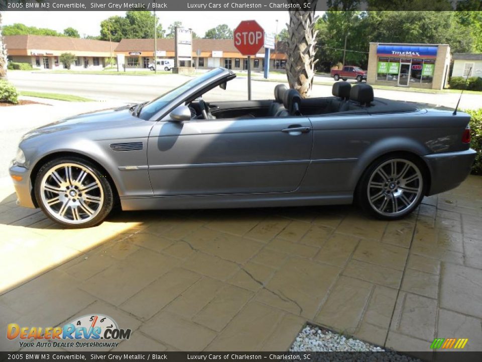 2005 BMW M3 Convertible Silver Grey Metallic / Black Photo #7
