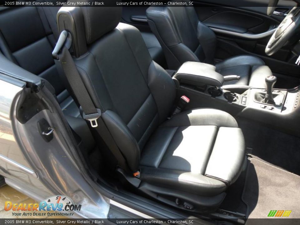2005 BMW M3 Convertible Silver Grey Metallic / Black Photo #8