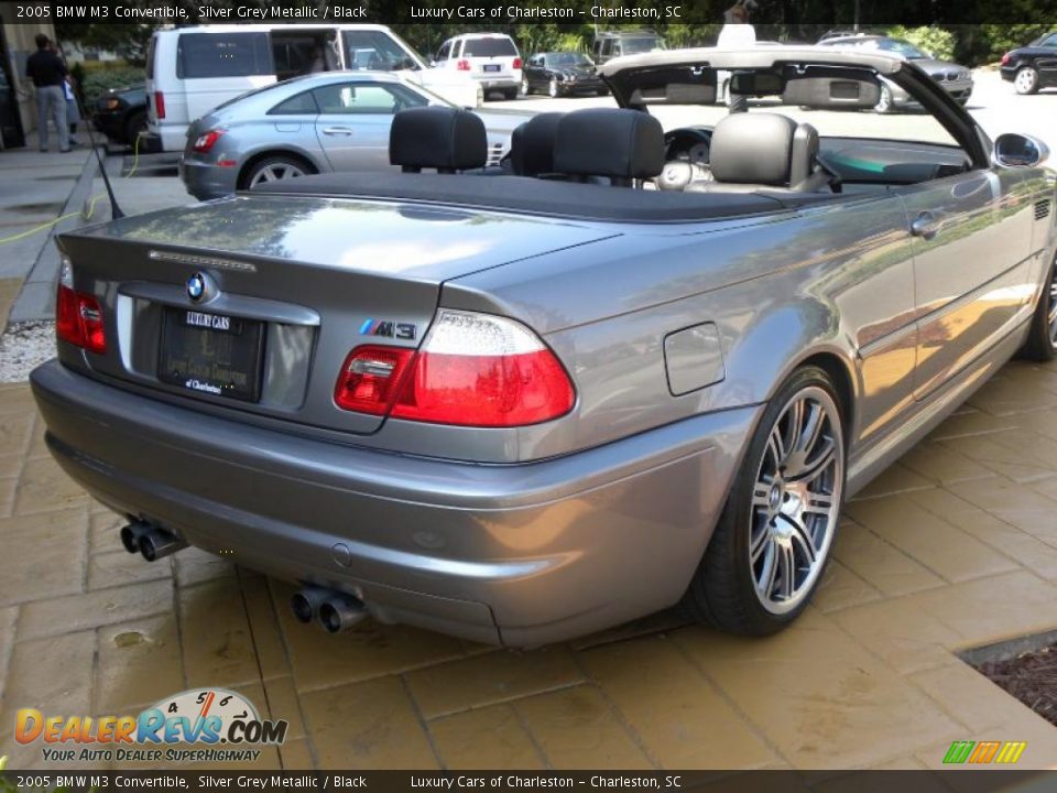 2005 BMW M3 Convertible Silver Grey Metallic / Black Photo #11