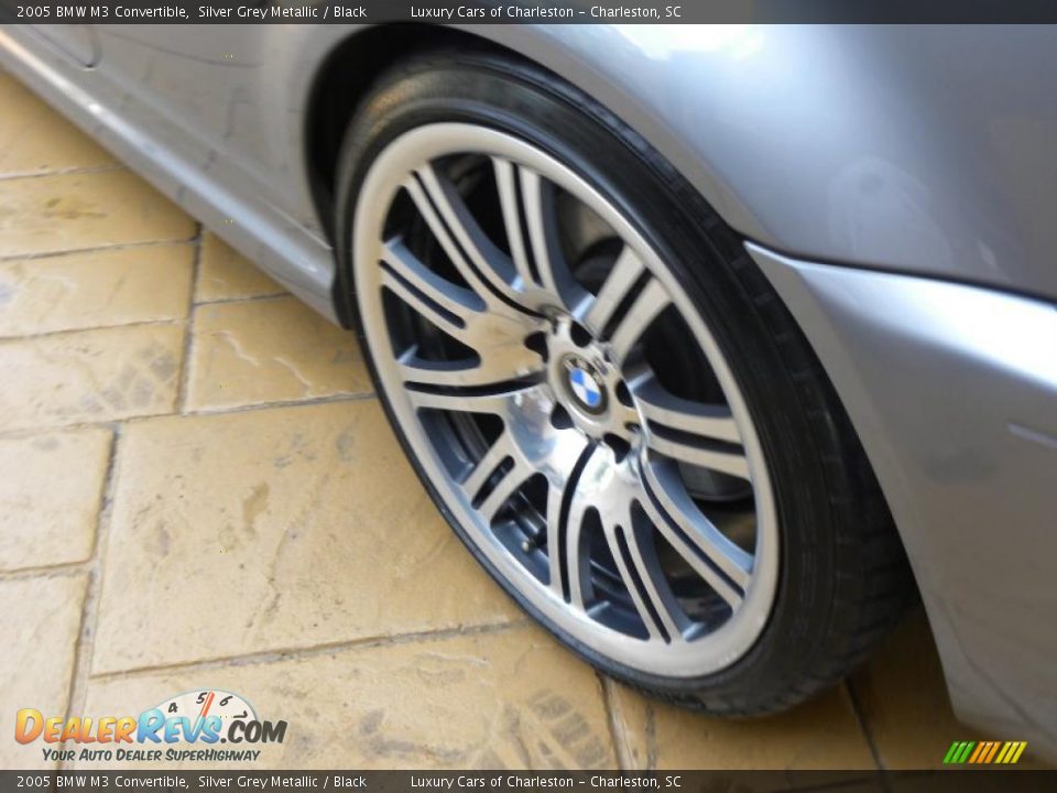 2005 BMW M3 Convertible Silver Grey Metallic / Black Photo #13