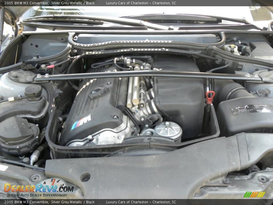 2005 BMW M3 Convertible Silver Grey Metallic / Black Photo #15