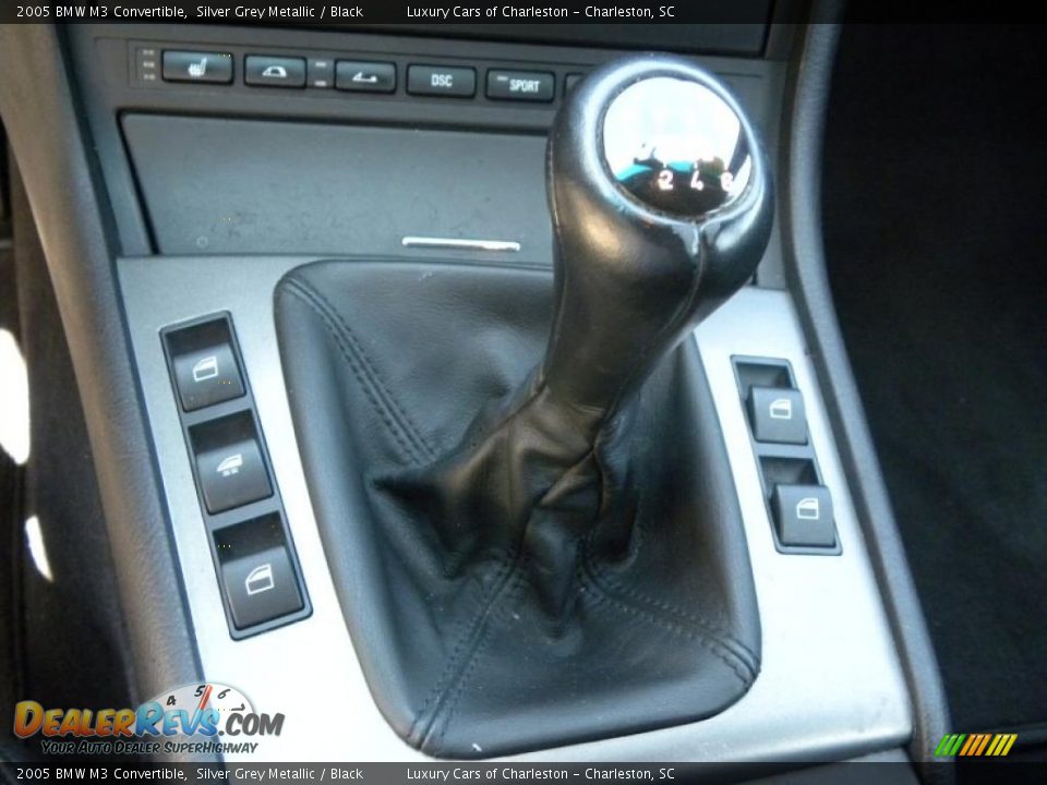 2005 BMW M3 Convertible Silver Grey Metallic / Black Photo #16