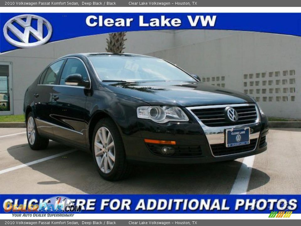 2010 Volkswagen Passat Komfort Sedan Deep Black / Black Photo #1