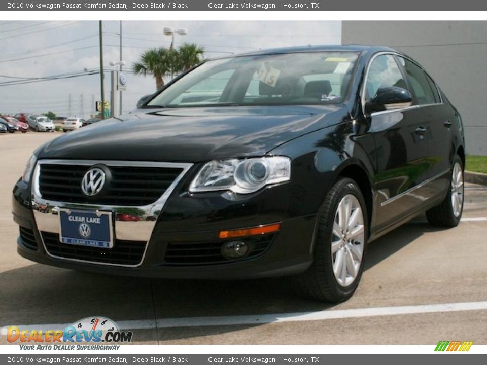 2010 Volkswagen Passat Komfort Sedan Deep Black / Black Photo #11