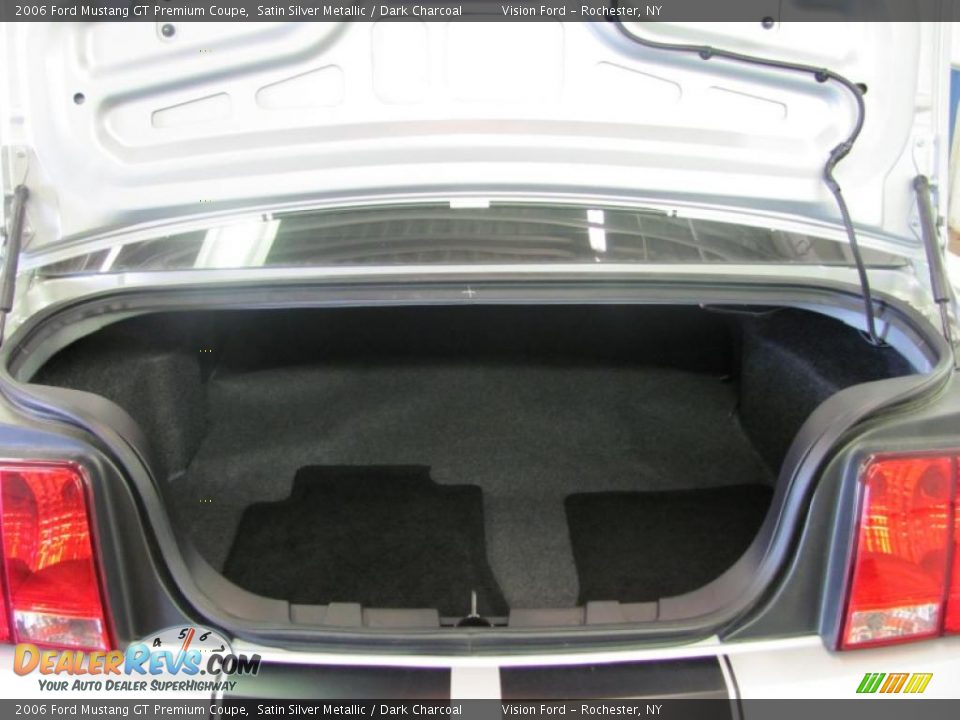 2006 Ford Mustang GT Premium Coupe Satin Silver Metallic / Dark Charcoal Photo #7