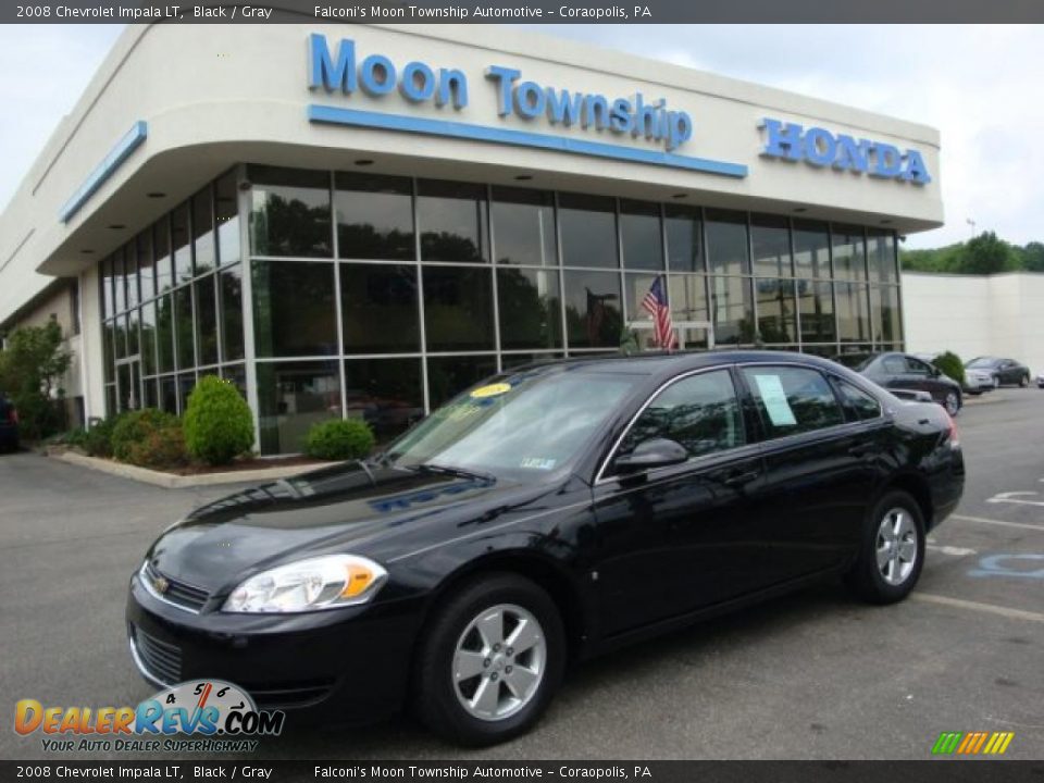 2008 Chevrolet Impala LT Black / Gray Photo #1