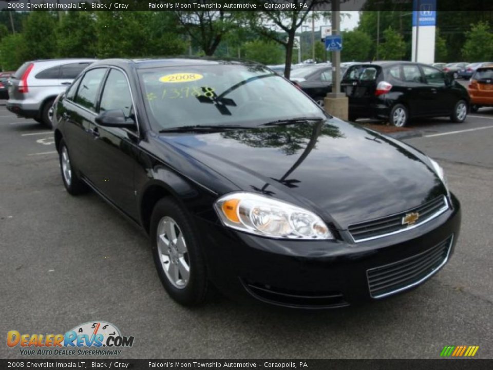 2008 Chevrolet Impala LT Black / Gray Photo #5