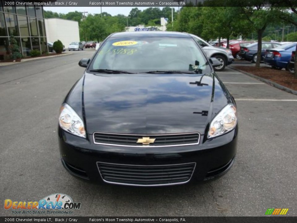 2008 Chevrolet Impala LT Black / Gray Photo #6
