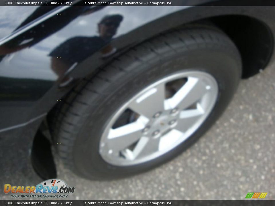 2008 Chevrolet Impala LT Black / Gray Photo #7