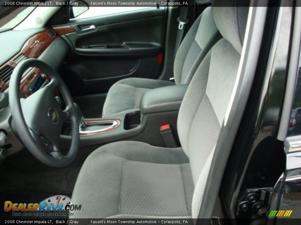 2008 Chevrolet Impala LT Black / Gray Photo #8