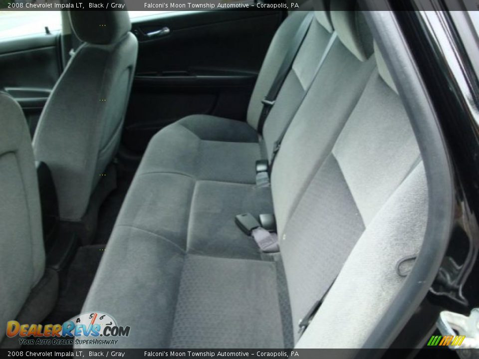 2008 Chevrolet Impala LT Black / Gray Photo #9