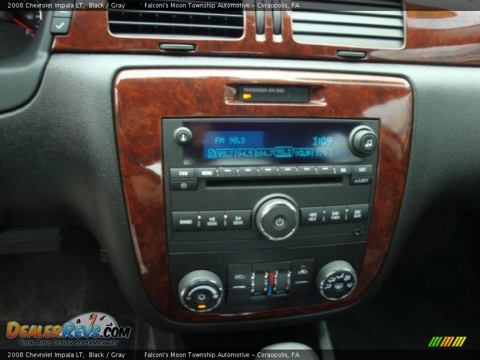 2008 Chevrolet Impala LT Black / Gray Photo #13