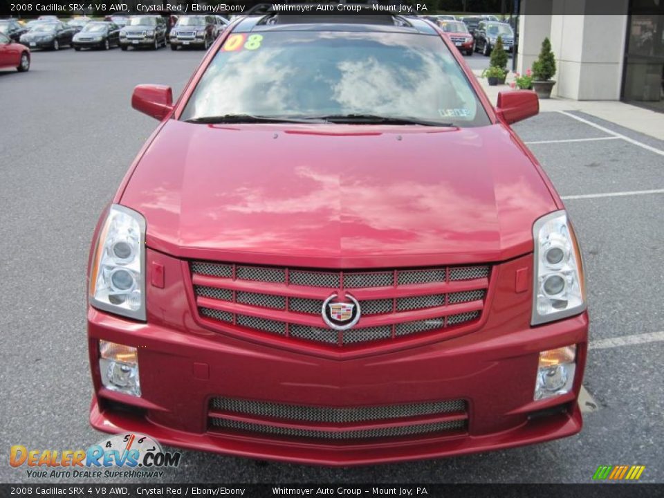 2008 Cadillac SRX 4 V8 AWD Crystal Red / Ebony/Ebony Photo #2