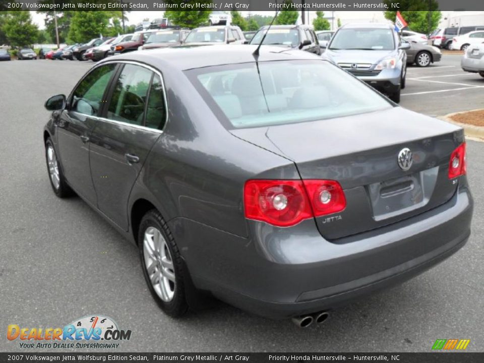 2007 Volkswagen Jetta Wolfsburg Edition Sedan Platinum Grey Metallic / Art Gray Photo #2