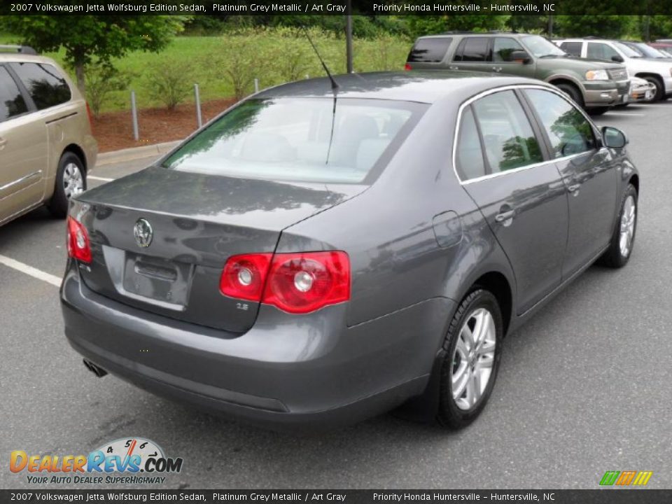 2007 Volkswagen Jetta Wolfsburg Edition Sedan Platinum Grey Metallic / Art Gray Photo #4