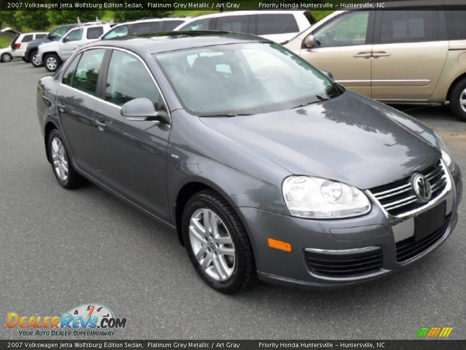 2007 Volkswagen Jetta Wolfsburg Edition Sedan Platinum Grey Metallic / Art Gray Photo #5