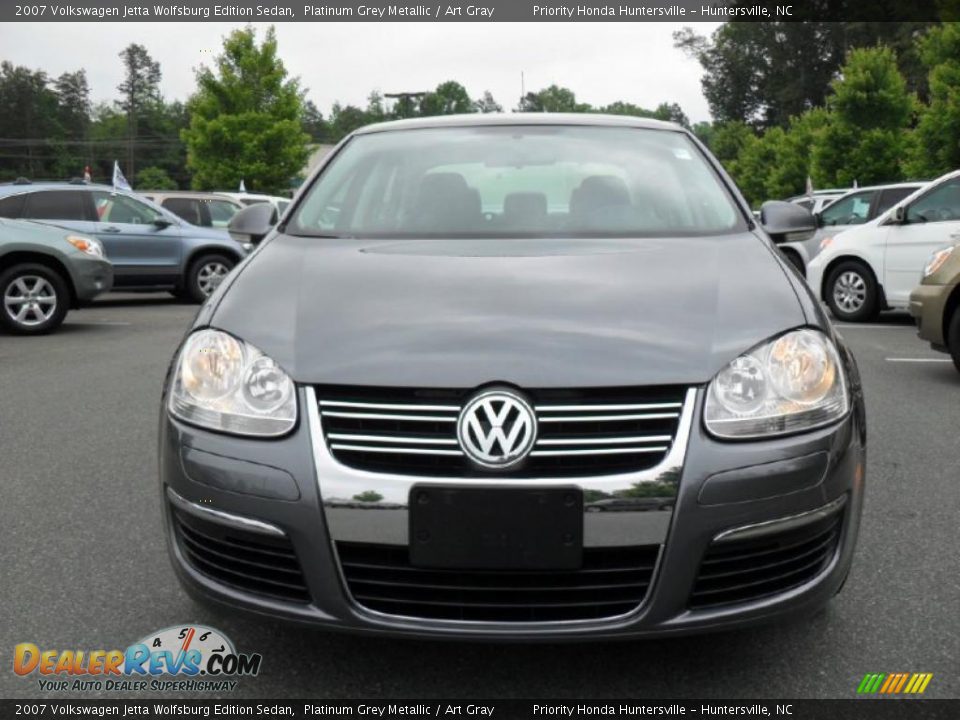 2007 Volkswagen Jetta Wolfsburg Edition Sedan Platinum Grey Metallic / Art Gray Photo #6