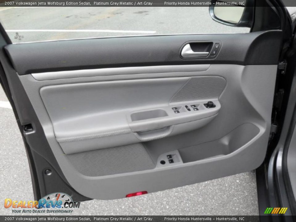 2007 Volkswagen Jetta Wolfsburg Edition Sedan Platinum Grey Metallic / Art Gray Photo #7