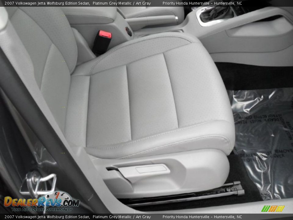 2007 Volkswagen Jetta Wolfsburg Edition Sedan Platinum Grey Metallic / Art Gray Photo #20