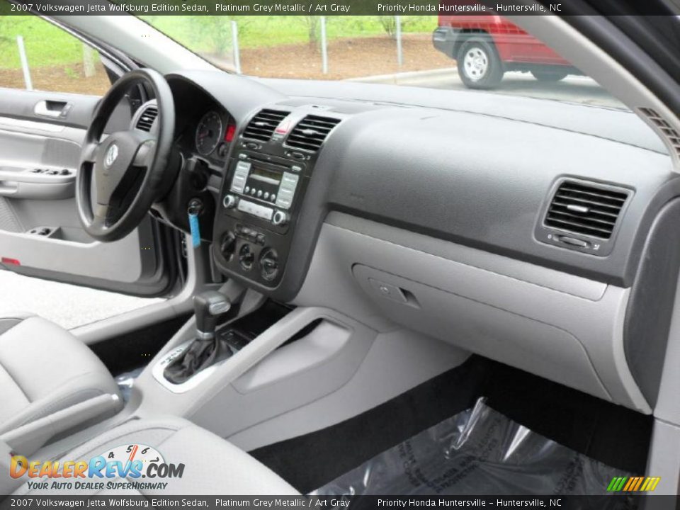 2007 Volkswagen Jetta Wolfsburg Edition Sedan Platinum Grey Metallic / Art Gray Photo #21