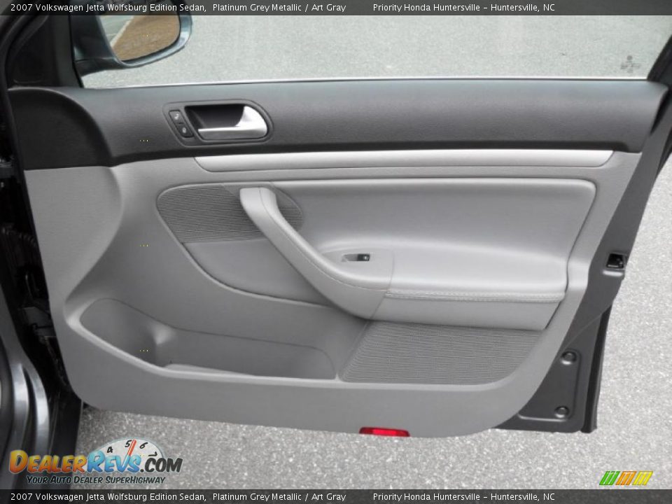 2007 Volkswagen Jetta Wolfsburg Edition Sedan Platinum Grey Metallic / Art Gray Photo #22