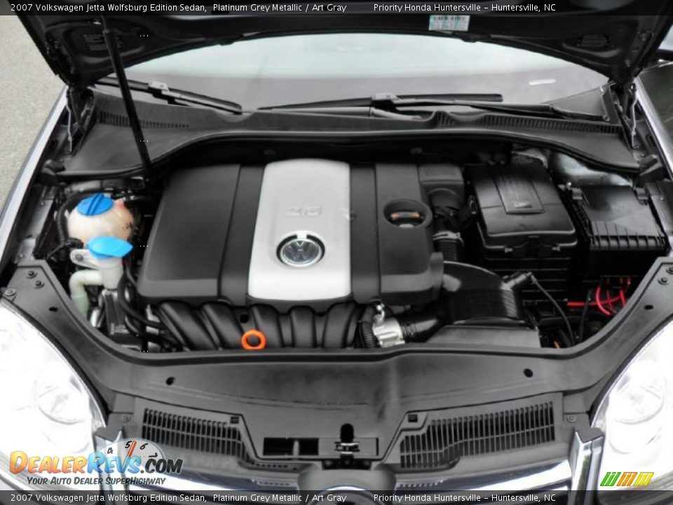 2007 Volkswagen Jetta Wolfsburg Edition Sedan Platinum Grey Metallic / Art Gray Photo #24