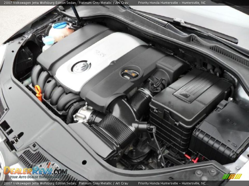 2007 Volkswagen Jetta Wolfsburg Edition Sedan Platinum Grey Metallic / Art Gray Photo #25