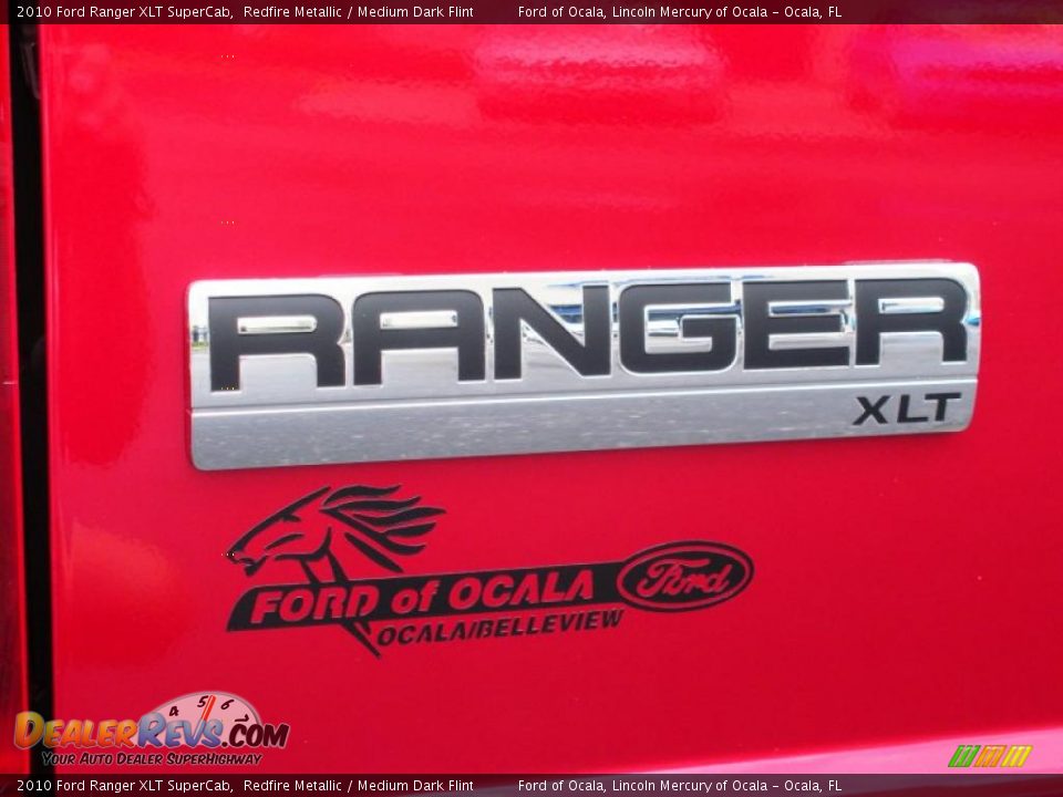 2010 Ford Ranger XLT SuperCab Redfire Metallic / Medium Dark Flint Photo #4