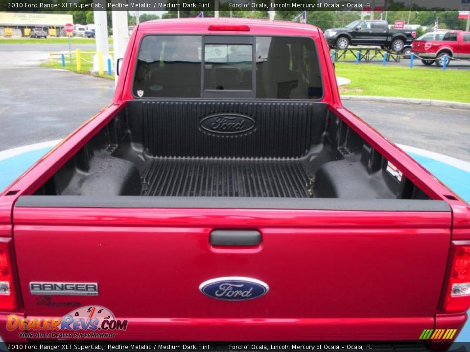 2010 Ford Ranger XLT SuperCab Redfire Metallic / Medium Dark Flint Photo #10