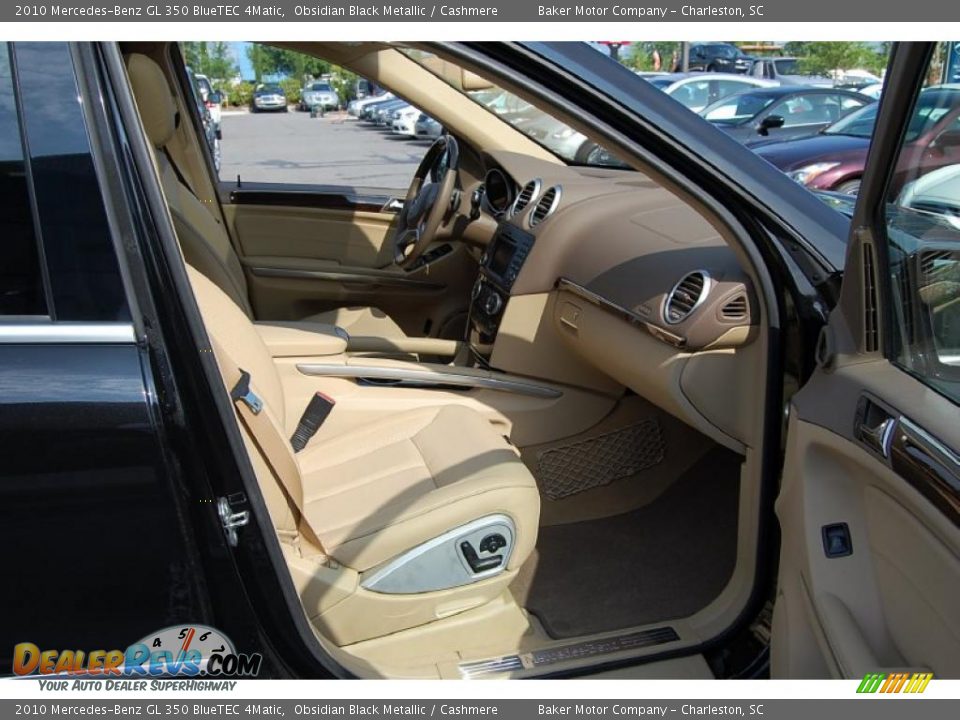 2010 Mercedes-Benz GL 350 BlueTEC 4Matic Obsidian Black Metallic / Cashmere Photo #13