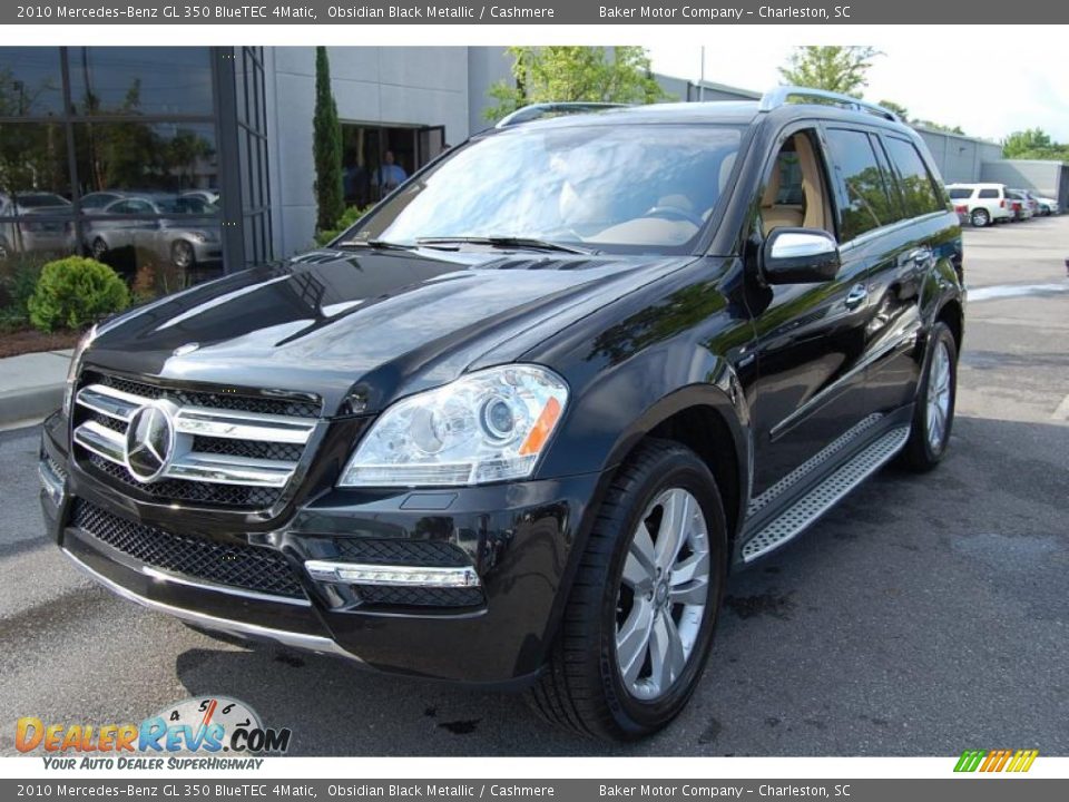 2010 Mercedes-Benz GL 350 BlueTEC 4Matic Obsidian Black Metallic / Cashmere Photo #14