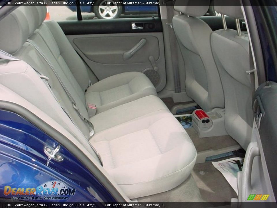 2002 Volkswagen Jetta GL Sedan Indigo Blue / Grey Photo #13
