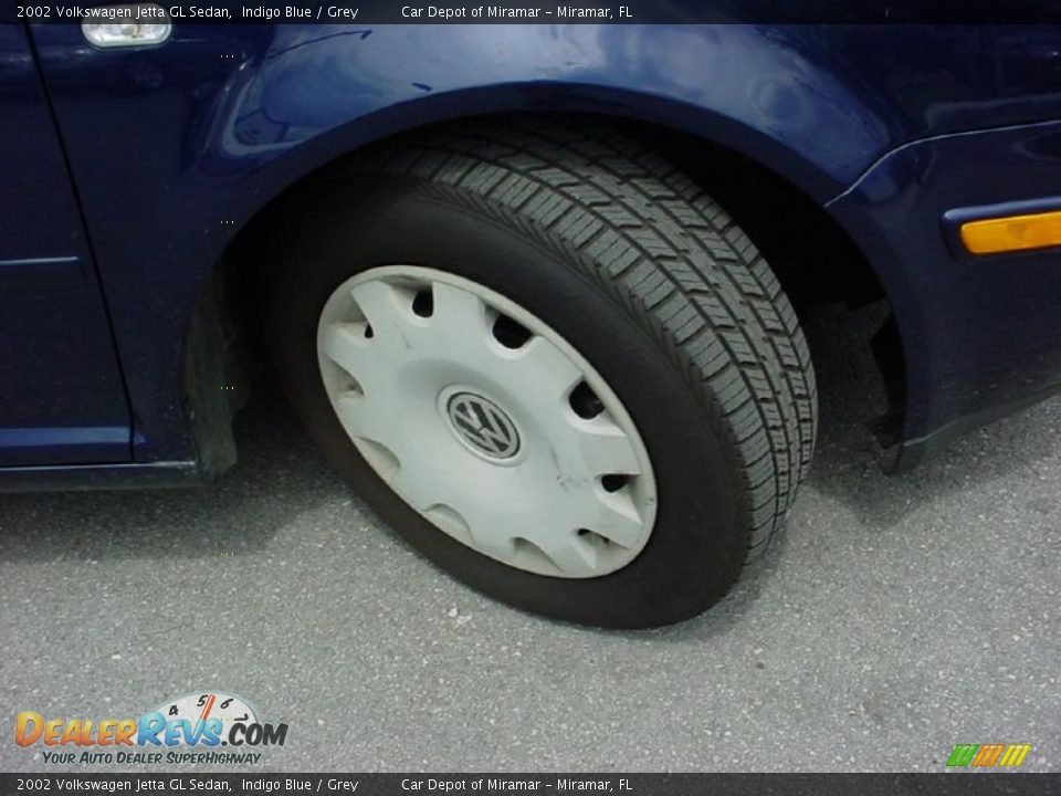 2002 Volkswagen Jetta GL Sedan Indigo Blue / Grey Photo #15