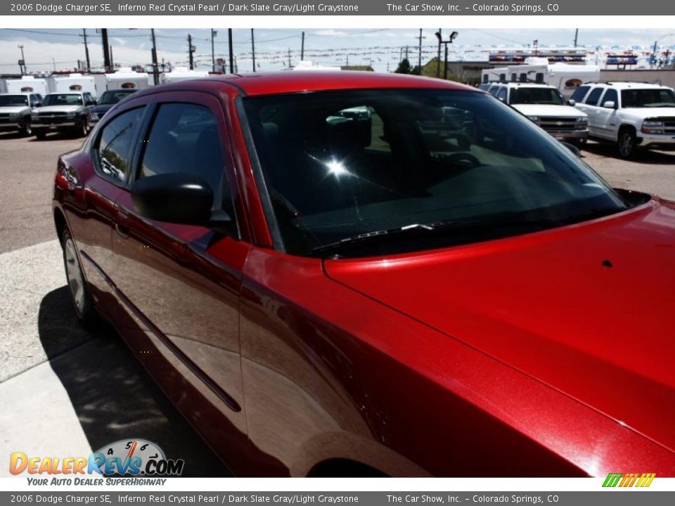 2006 Dodge Charger SE Inferno Red Crystal Pearl / Dark Slate Gray/Light Graystone Photo #14